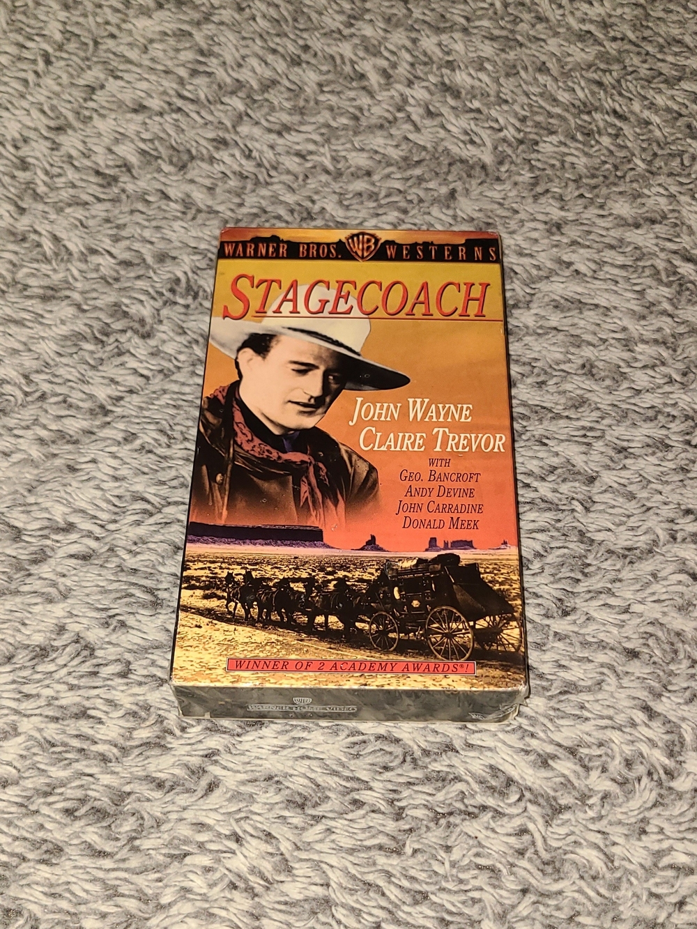 Stagecoach VHS, 1997, Warner Bros. Western Collection Factory Sealed 